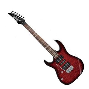 Ibanez GRX70QA Electric Guitar Transparent Red Burst Left Handed