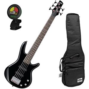 Ibanez GSRM25BK Black 5-String MIKRO Junior Bass Guitar