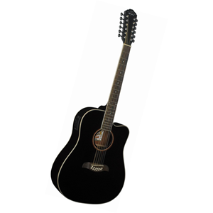 Oscar Schmidt OD312CEB 12-Strings Acoustic-Electric Guitar