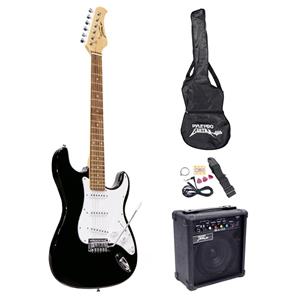 Pyle-Pro PEGKT15B Beginner Electric Guitar Package