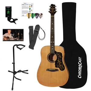 Sawtooth Acoustic Guitar with Black Pickguard