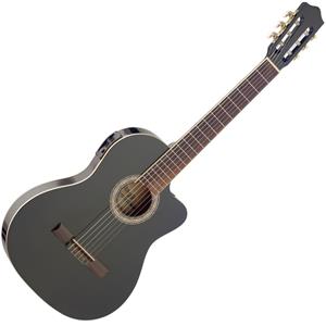 Stagg C546TCE BK Cutaway Acoustic-Electric Classical Guitar